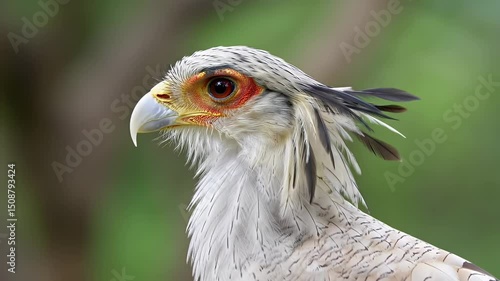 Majestic Secretarybird Portrait