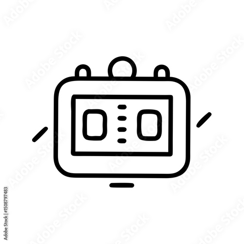 digital clock icon