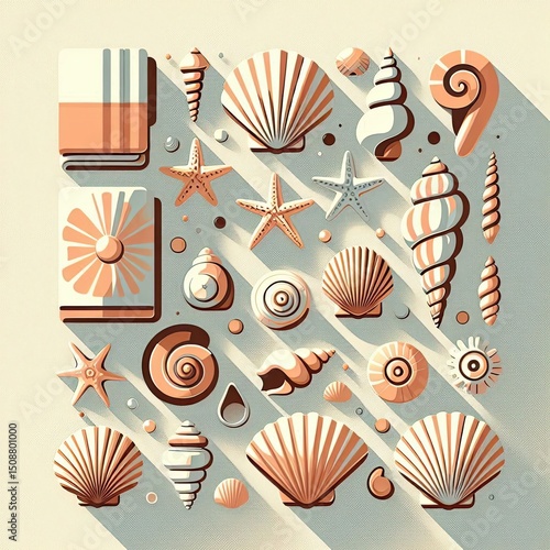 Summer Shells and Gentle Ocean Vibes