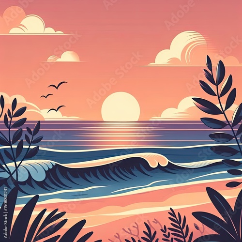 Soft Horizon Glow and Tropical Calm