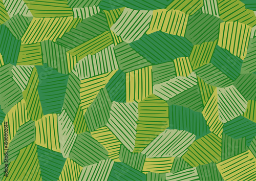 Illustration graphique, symbole champs vus du ciel
