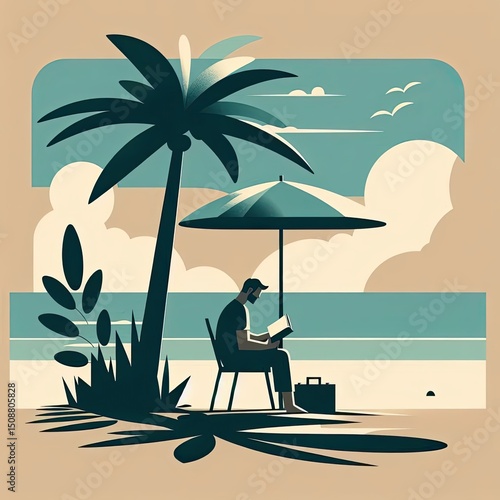 Quiet Seaside Moment with Warm Light