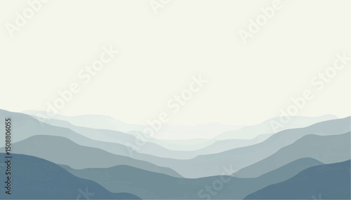 Blue Mountain Landscape