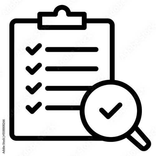 Assesment icon in vector illustration