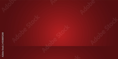Dark red background with subtle highlight effect. The spotlight creates a gradation from bright red in the center to dark red at the edges. The background has a bit of a rough texture.