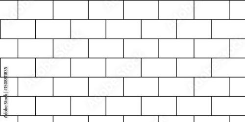 Minimal mosaic Pavement seamless mosaic stone concrete wall surface tiles and wallpaper. subway vector block rock white brick wall texture background.	