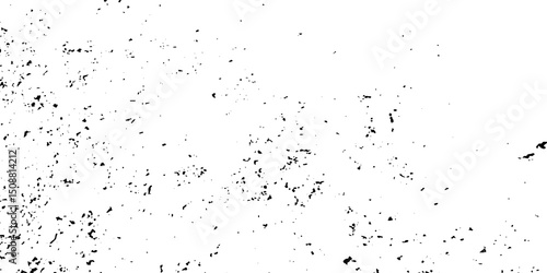 Urban scratch overlay spotted concrete grain surface grainy noise rust wall grunge black splatter and white background. damaged chalk crack rough ink wall texture.	