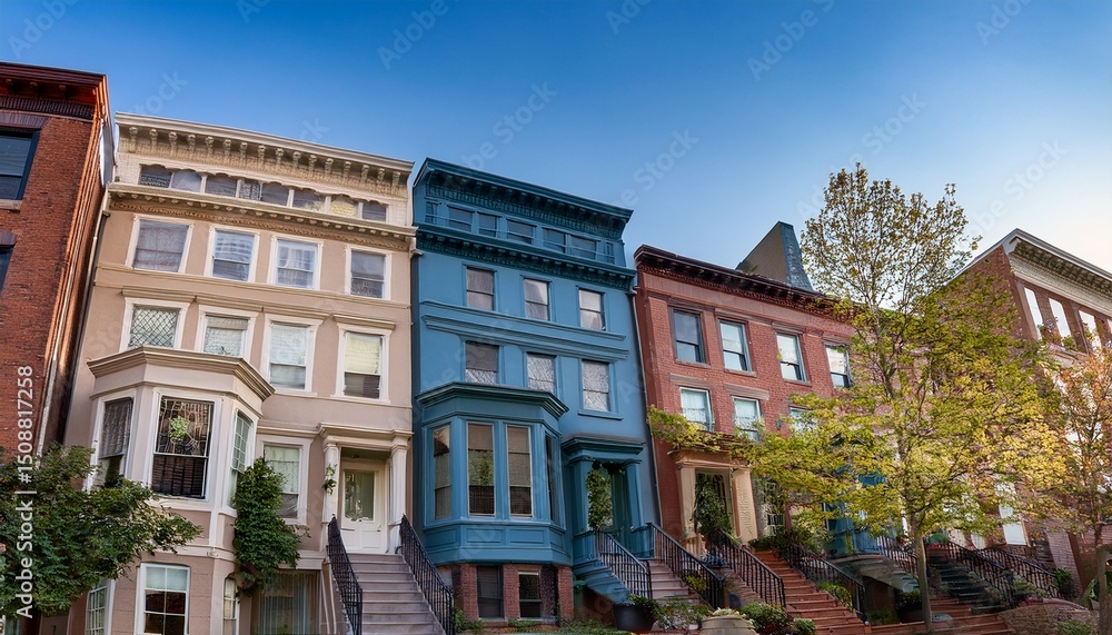 philadelphia house authentic american brownstone buildings in attractive blue and brown tones philadelphia house authentic american brownstone buildings in attractive blue and brown tones