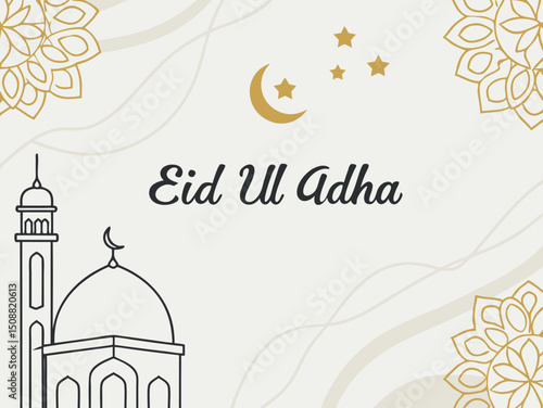 Eid alAdha Mubarak Celebration Ai-Generated