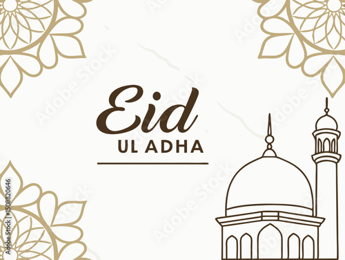 Eid alAdha Mubarak Celebration Ai-Generated