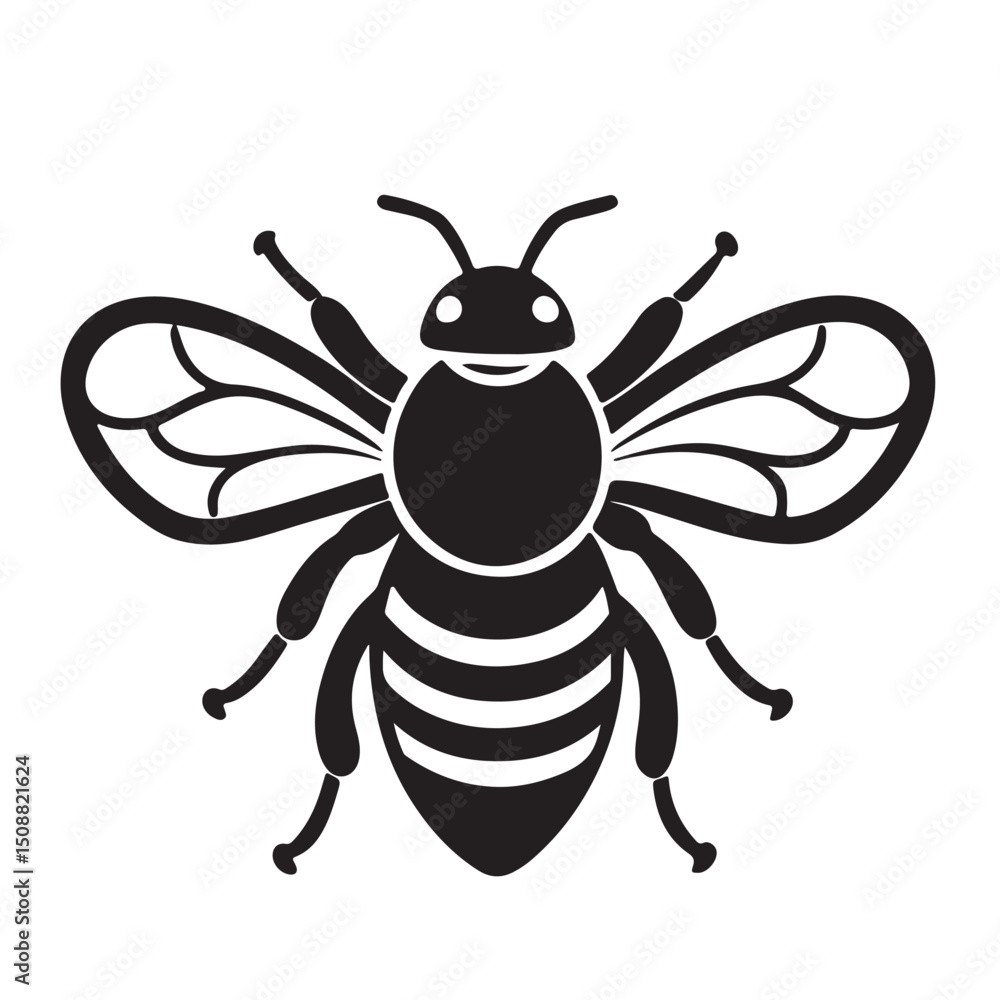 Obraz premium bee vector Illustration