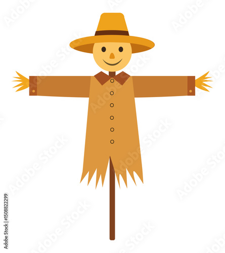 Strach na wróble ilustracja