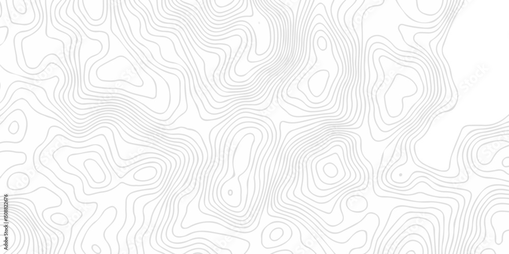Modern topo map design White background with topographic world grid wave Topographic map geographic line texture. Modern topo map design White background with topographic world grid wave Topographic map geographic line texture.