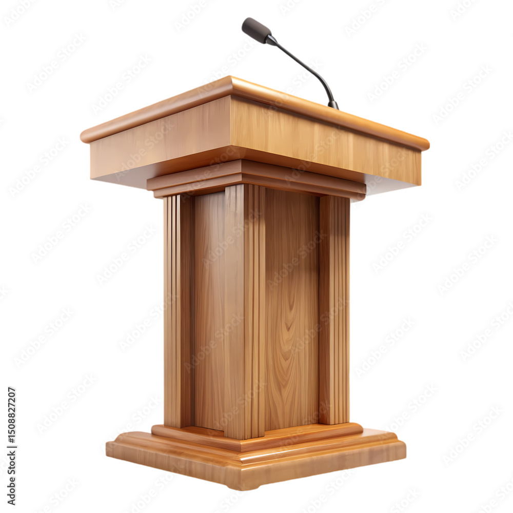 A Polished Podium Ready for the Next Address A Polished Podium Ready for the Next Address