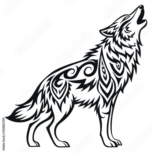 Photography Fox silhouette - isolated vector images of wild animals