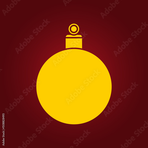 Christmas ball trendy artwork magnificent abstract vector illustration colorful applicable design