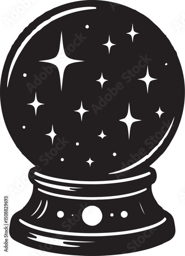 magic wand with stars