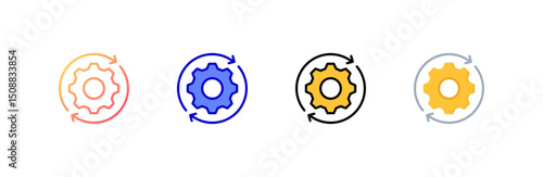 Change Icon set multiple style collection
