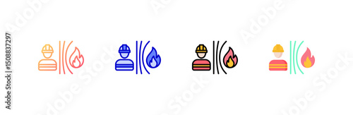 Resilience Icon set multiple style collection