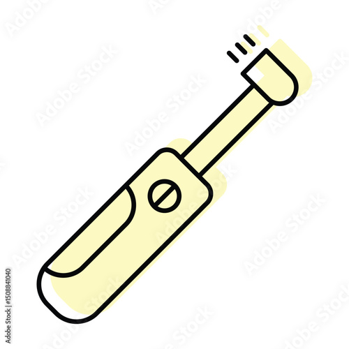 Electric Toothbrush color shadow thinline icon , vector, pixel perfect, illustrator file 
