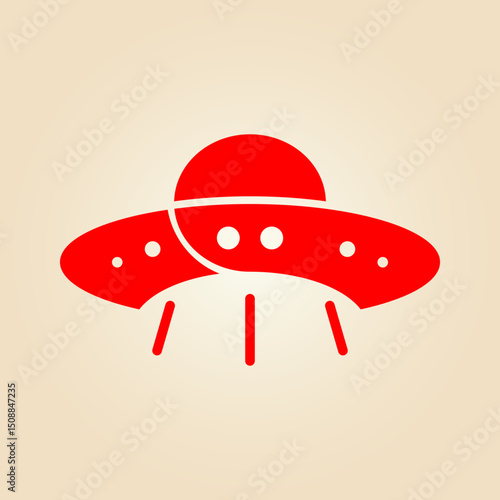 UFO trendy artwork ravishing abstract vector illustration colorful practical design