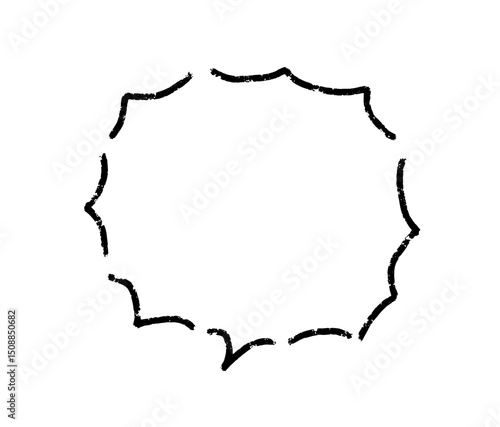 吹き出し　手描き