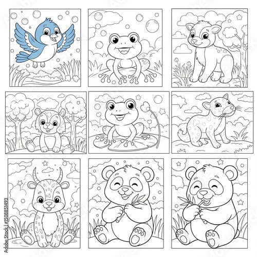 set of animals