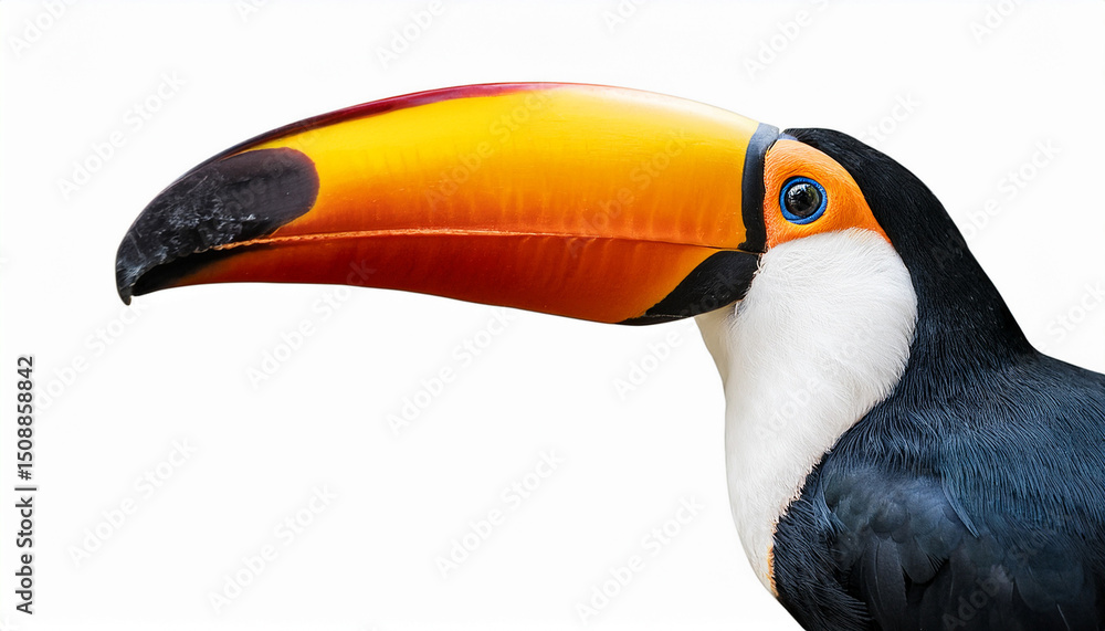 Obraz premium toucan bird on a transparent background isolated background
