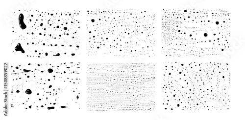 Soapy Bubble Texture Vector Set