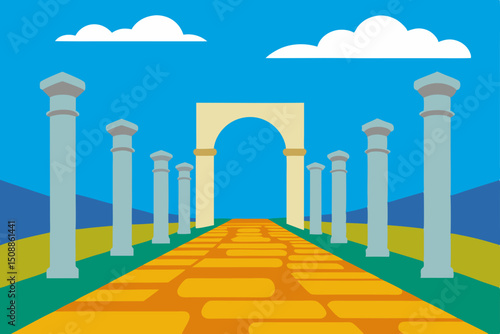 columns in the park