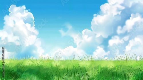 Serene Blue Cloudy Sky Backdrops for Diverse Nature Photography: Tropical Beach, Mountainous Landscape, Rural Field, Forest Trail & Beyond