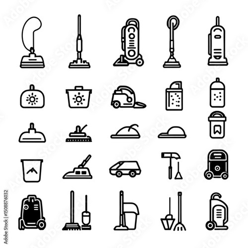 洗剤とラベルアイコンコレクション｜Detergent and Label Icon Collection