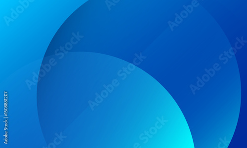 Abstract blue background with waves. Vector illustration