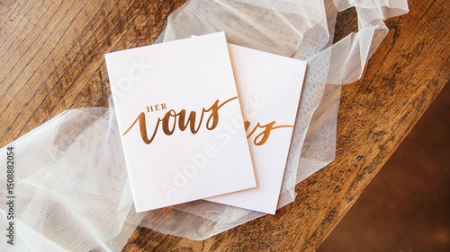 Foto Her Vows wedding vow book