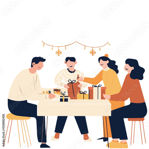 Friends Enjoying Music and Laughter During a Cozy Hangout