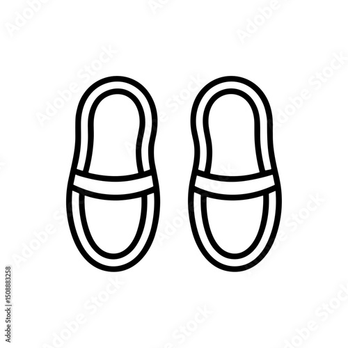 Espadrilles with rope soles in minimalist design for summer wardrobe  
