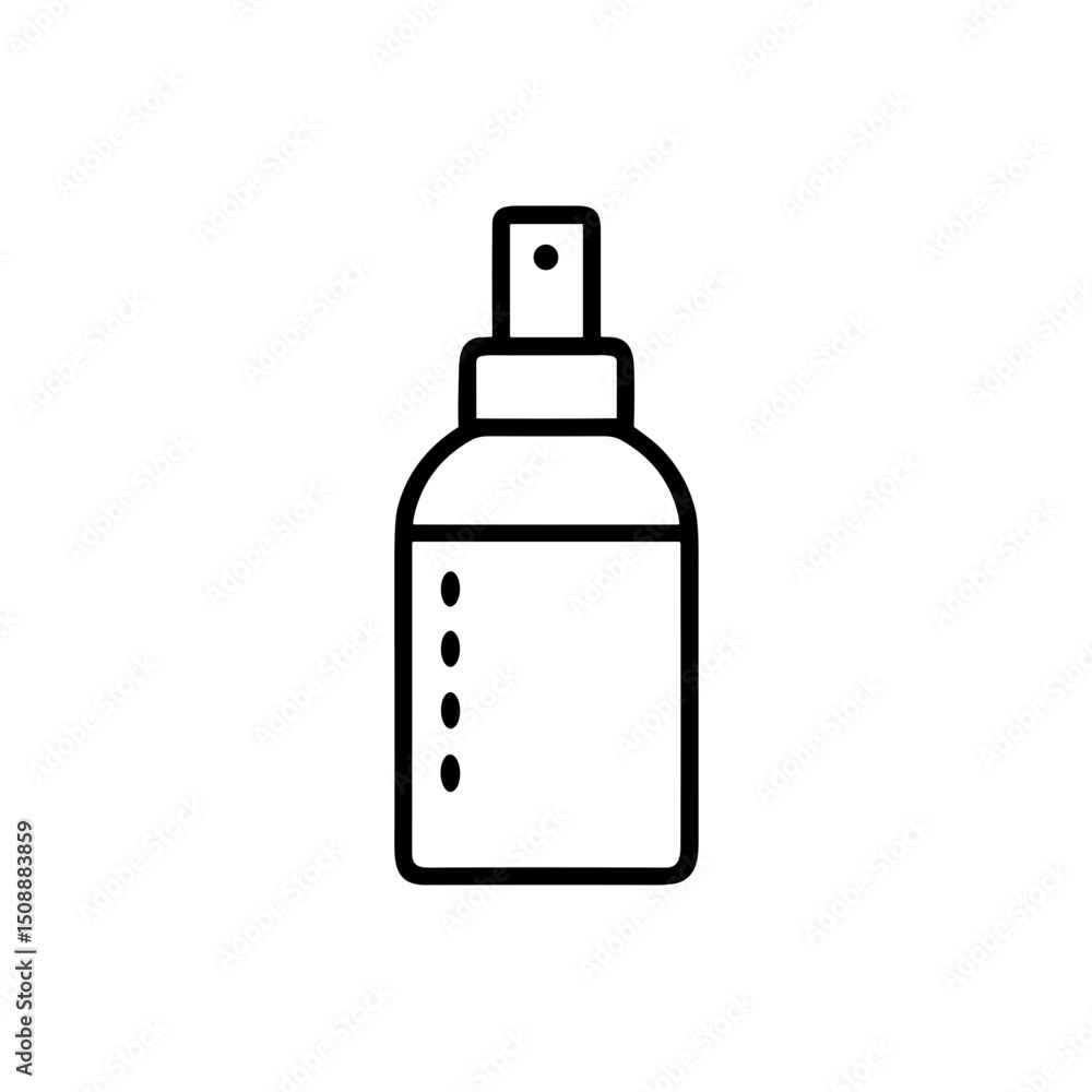 Moisturizing face spray bottle in minimalist design style Moisturizing face spray bottle in minimalist design style