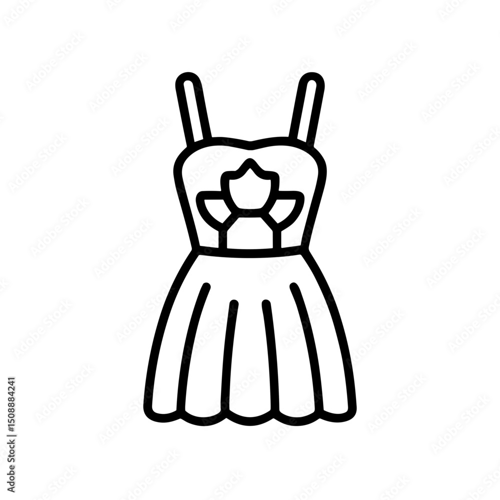 Strap dress with floral pattern for summer wardrobe preparation Strap dress with floral pattern for summer wardrobe preparation