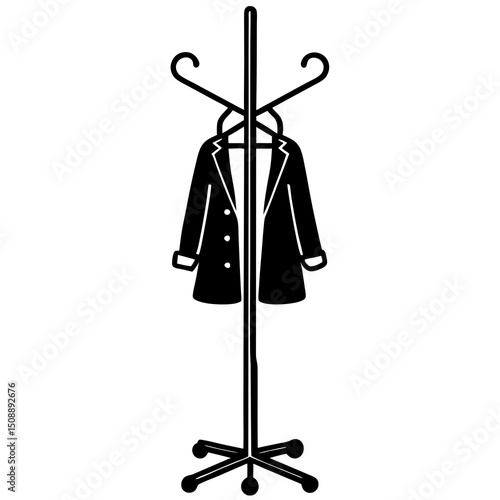 mannequin dressed in black and white