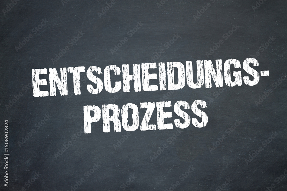 Obraz premium Entscheidungsprozess