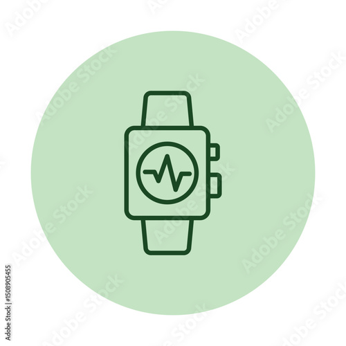 Fitness Tracker Band pentaglow , vector, pixel perfect, illustrator file 
