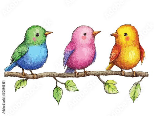 birds vector art