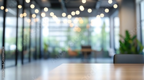 Wallpaper Mural Modern Office Interior with Blurred Background Torontodigital.ca