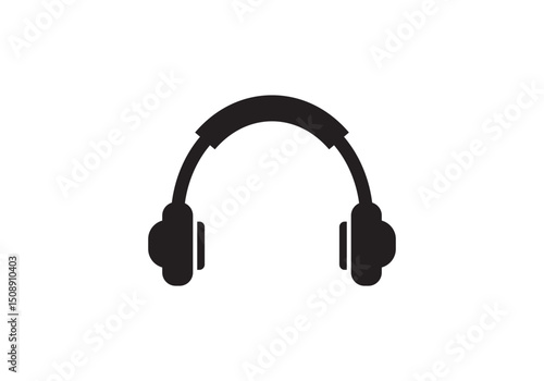 headphones isolated on white background
