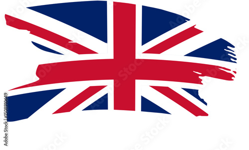 Distressed UK Flag Grunge British Union Jack Design
