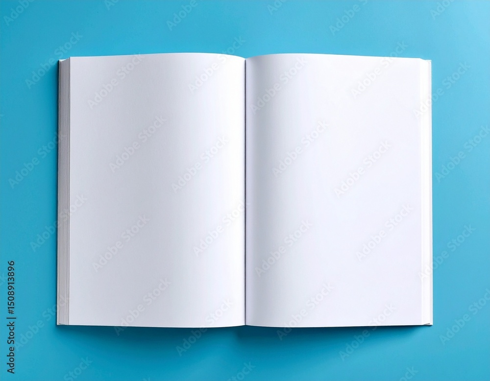 blank open book blank open book