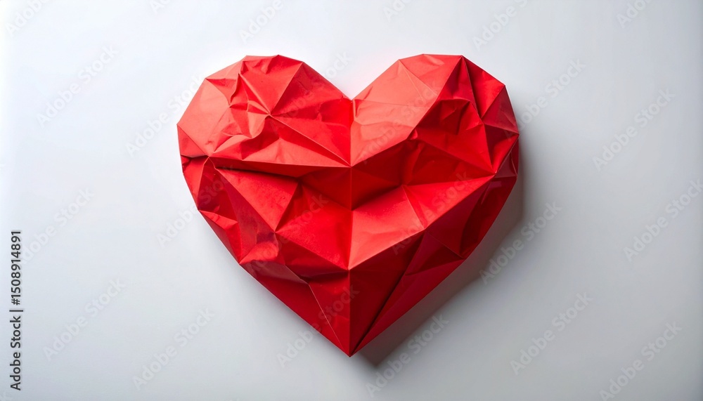 red heart on a white background red heart on a white background