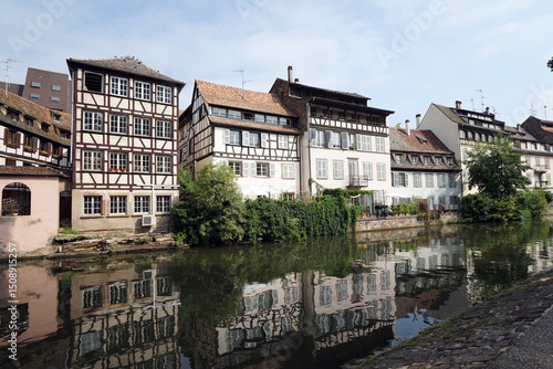 view of the old town of strasbourg france