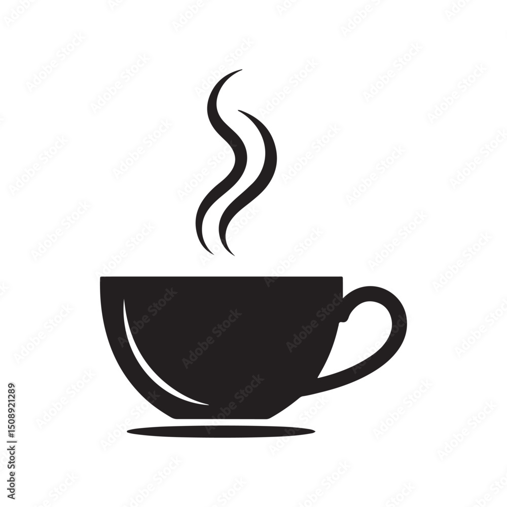 Vector Illustration of a Hot Drink Cup Vector Illustration of a Hot Drink Cup