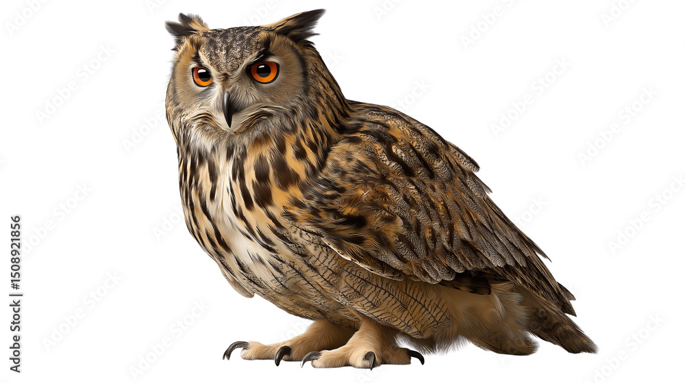 Obraz premium owl isolated on white